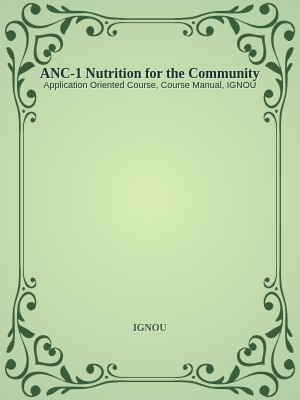 ANC-1 Nutrition for the Community